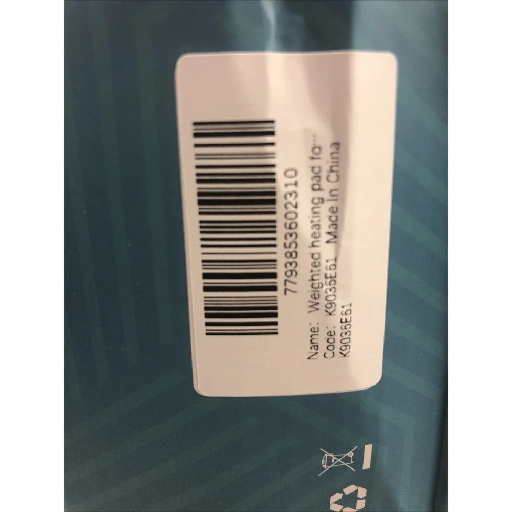Comfytemp Weighted Heating Pad for Back Neck Shoulder With Controller Open Box